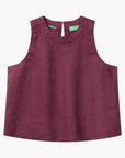 United Colors Of Benetton Woman Sleeveless Top In Pure Linen | LEVISONS