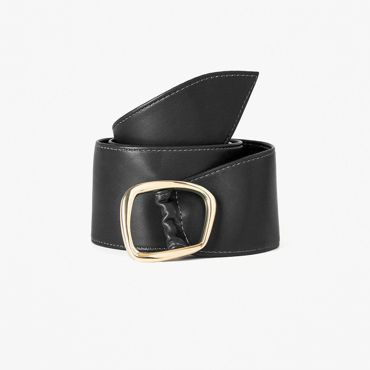 United Colors Of Benetton Woman High Waist Belt In Imitation Leather | LEVISONS