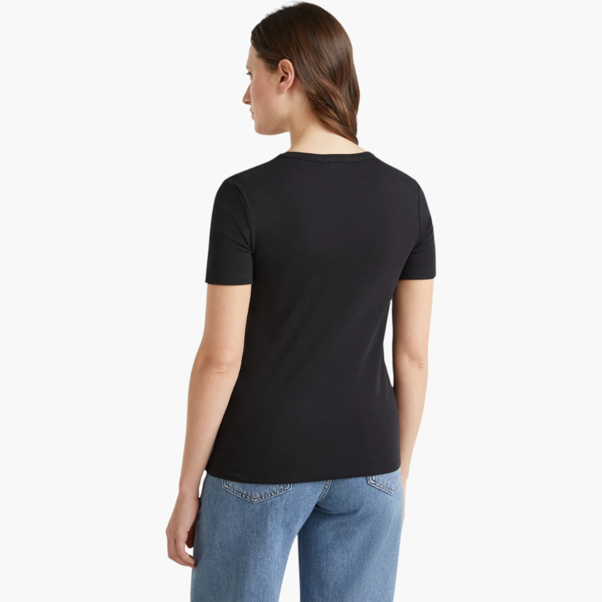 United Colors Of Benetton T-Shirt In 100% Cotton With Glitter Print Logo | LEVISONS