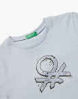 United Colors Of Benetton Girl Junior T-Shirt With Glittery Logo | LEVISONS