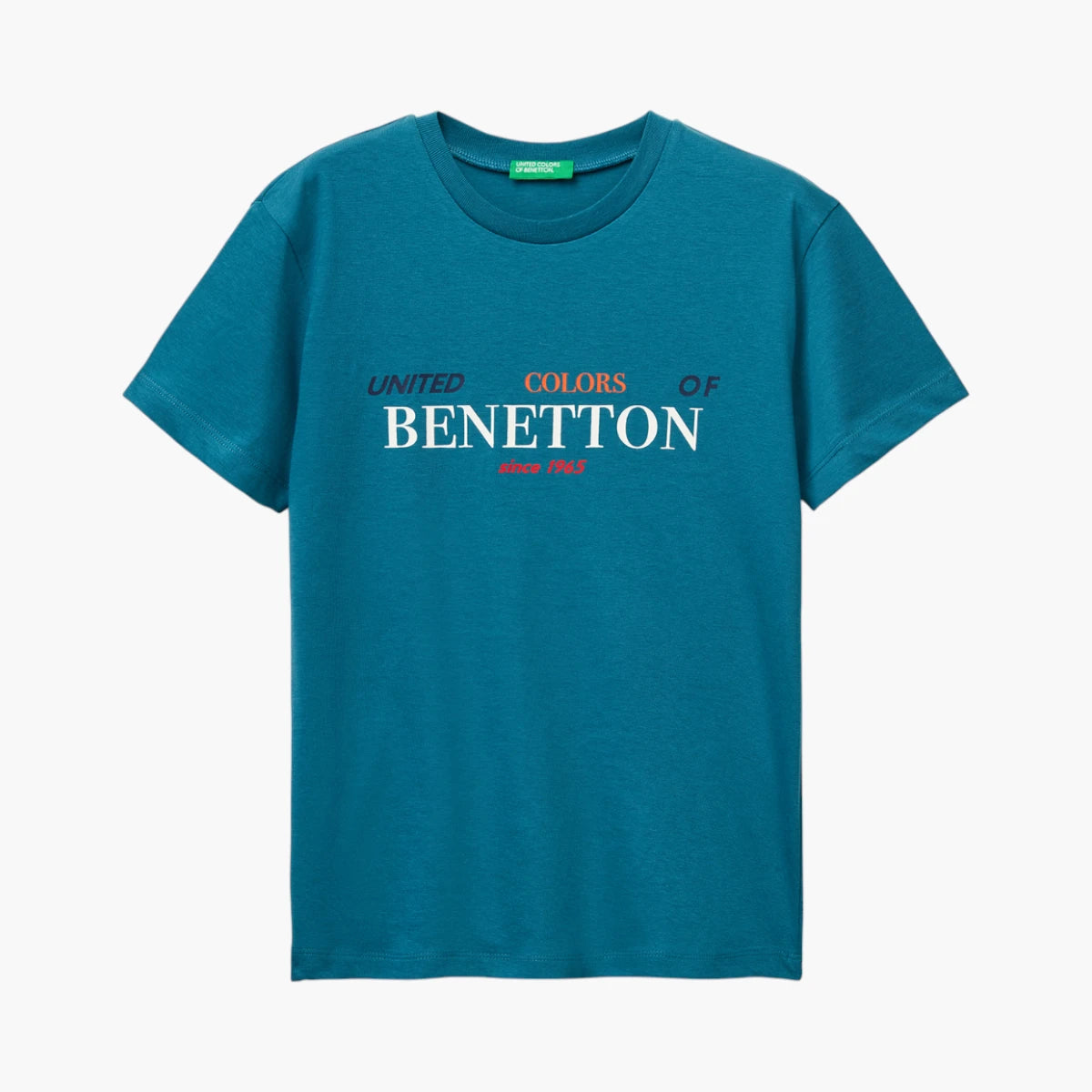 United Colors Of Benetton Boy Junior Cotton T-Shirt With Print | LEVISONS
