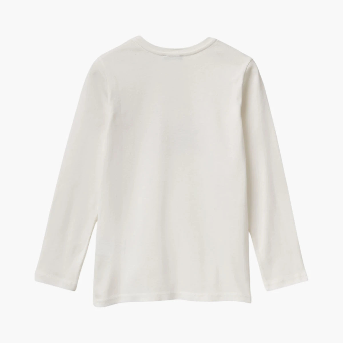 United Colors Of Benetton Girl Junior Long Sleeve T-Shirt With Glitter Print | LEVISONS
