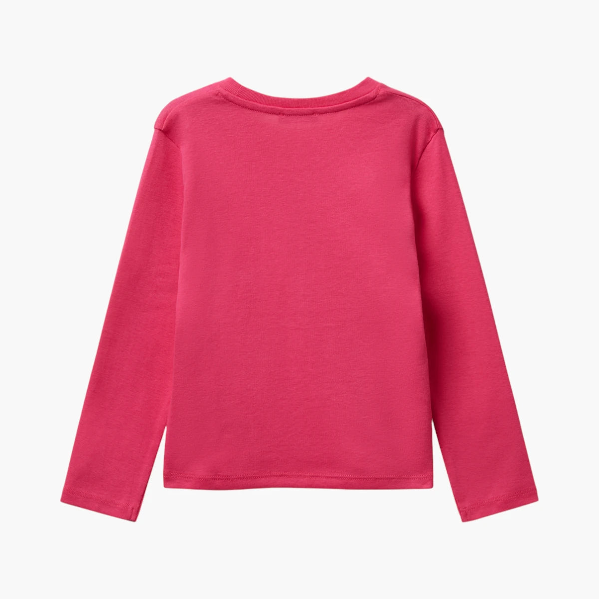 United Colors Of Benetton Girl Kid T-Shirt With Glittery Logo In Cotton | LEVISONS