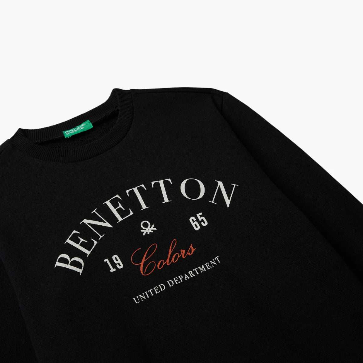 United Colors Of Benetton Boy Junior Cotton Sweatshirt With Logo | LEVISONS