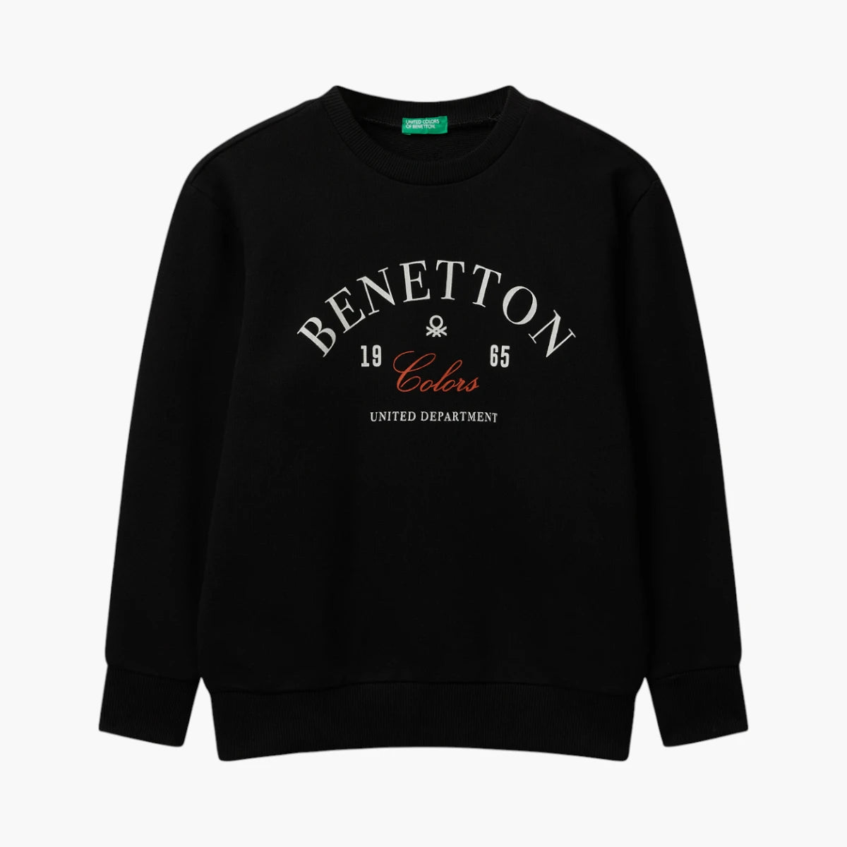 United Colors Of Benetton Boy Junior Cotton Sweatshirt With Logo | LEVISONS