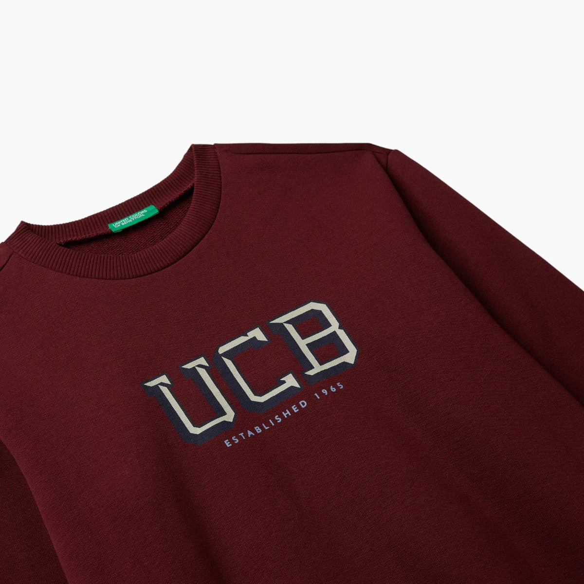 United Colors Of Benetton Boy Junior Cotton Sweatshirt With Logo | LEVISONS