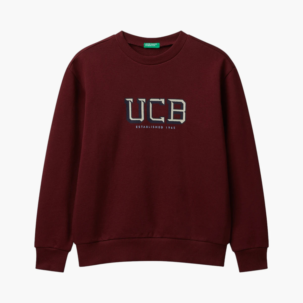 United Colors Of Benetton Boy Junior Cotton Sweatshirt With Logo | LEVISONS