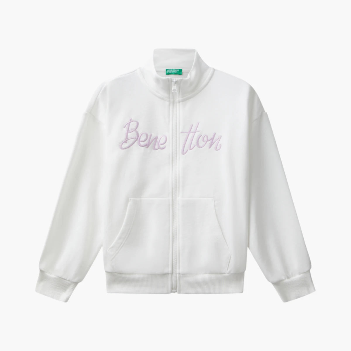 United Colors Of Benetton Girl Junior Zip-Up Sweatshirt With Print | LEVISONS