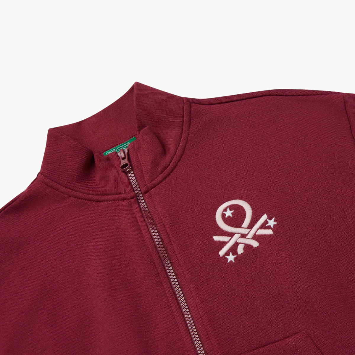 United Colors Of Benetton Girl Junior Zip-Up Sweatshirt With Print | LEVISONS