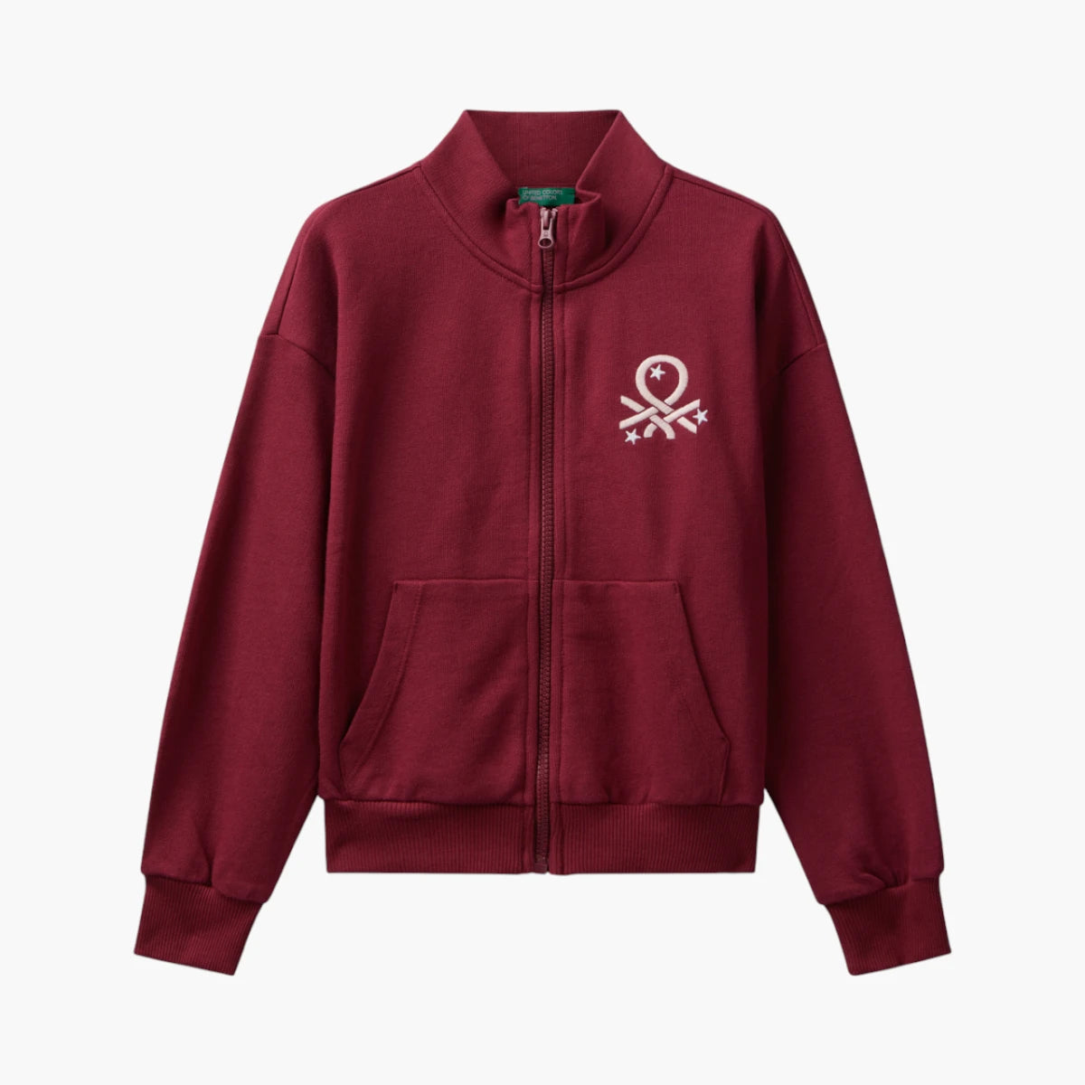 United Colors Of Benetton Girl Junior Zip-Up Sweatshirt With Print | LEVISONS