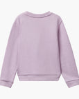 United Colors Of Benetton Girl Kid Sweatshirt With Glittery Print | LEVISONS