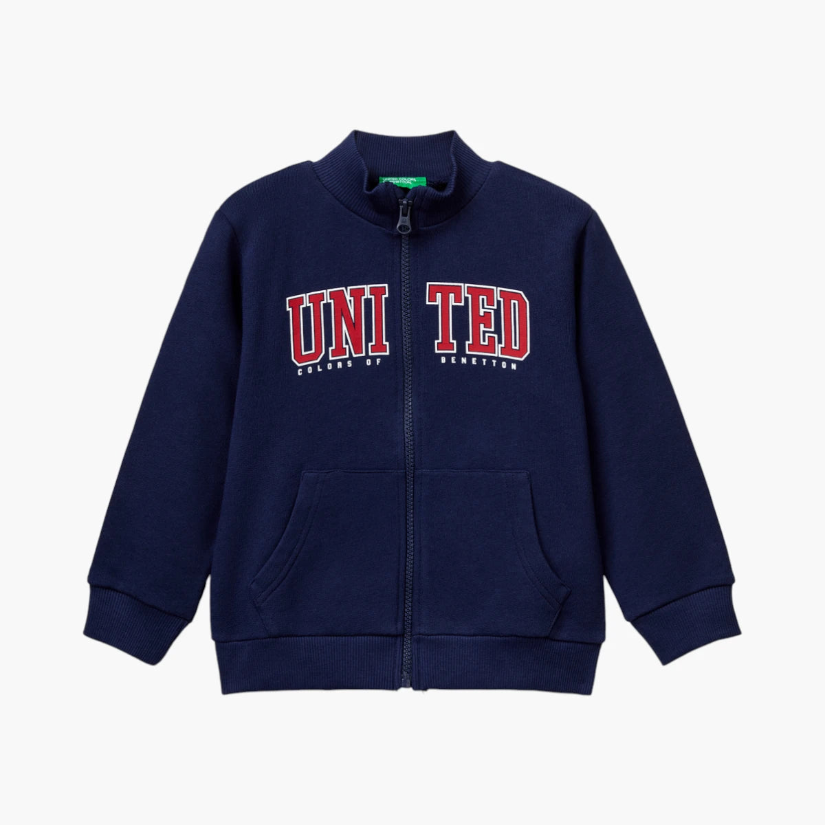 United Colors Of Benetton Boy Kid Cotton Sweatshirt With Zip | LEVISONS