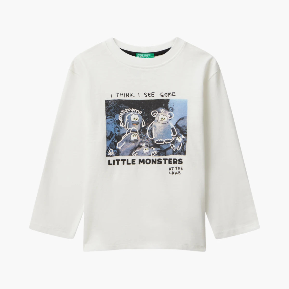 United Colors Of Benetton Boy Kid T-Shirt With Monster Print | LEVISONS