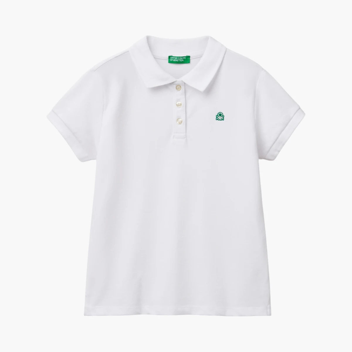 United Colors Of Benetton Girl Junior Short Sleeve Polo In Cotton | LEVISONS