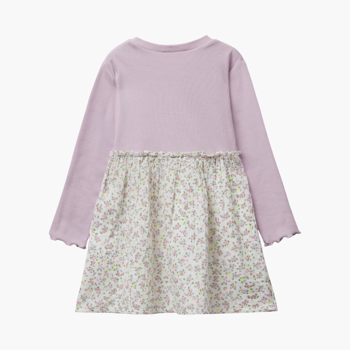 United Colors Of Benetton Girl Kid Long Sleeve Dress With Flowers | LEVISONS
