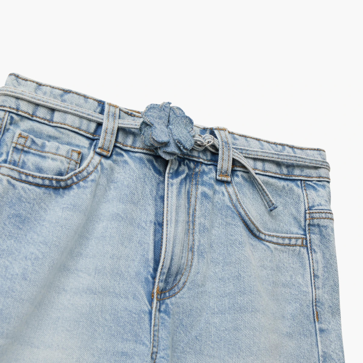 United Colors Of Benetton Girl Junior Knee-Length Jeans With Belt | LEVISONS