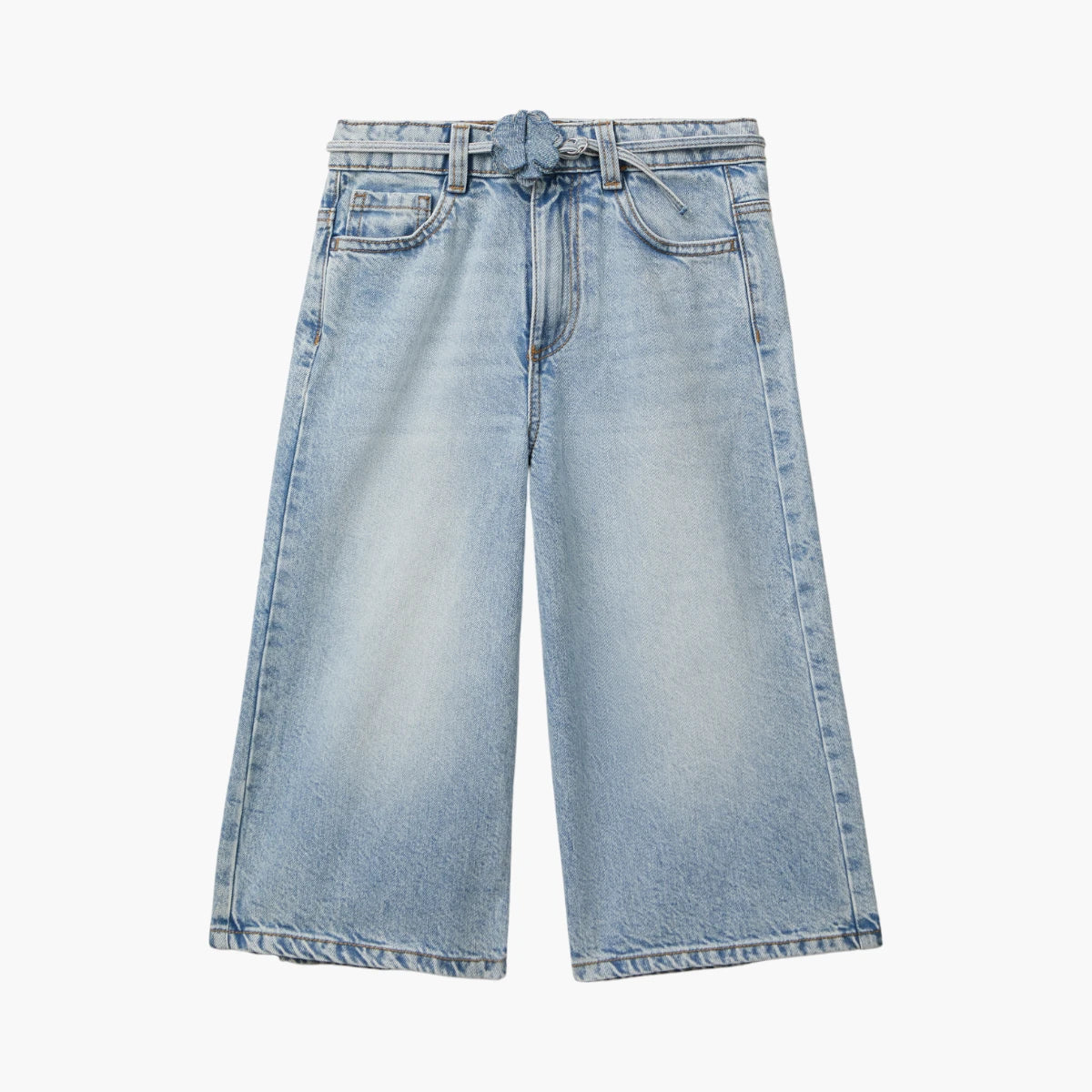 United Colors Of Benetton Girl Junior Knee-Length Jeans With Belt | LEVISONS