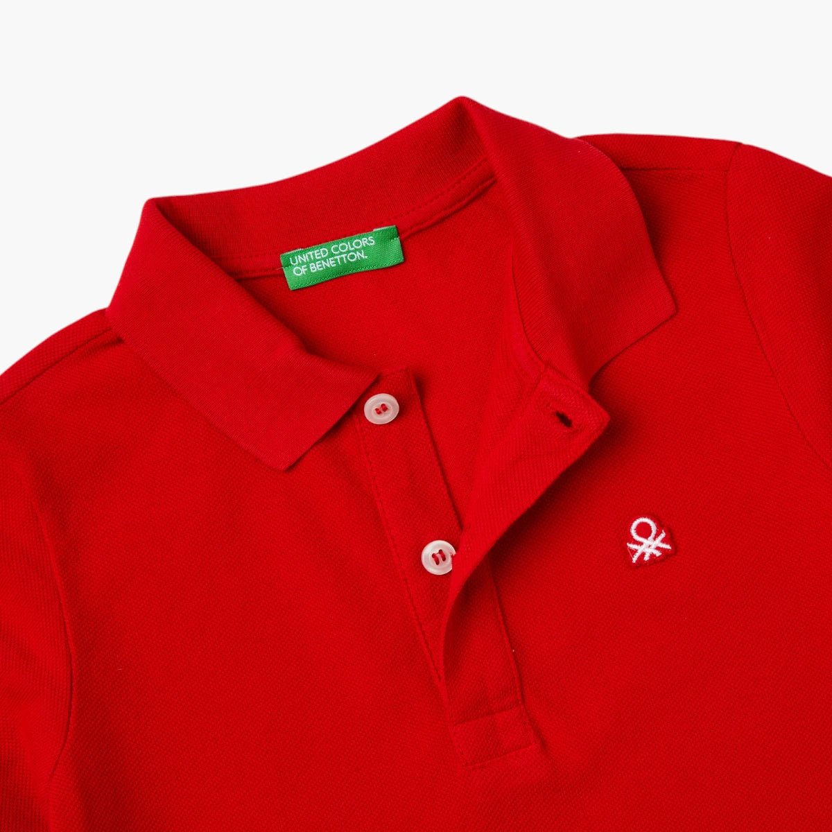 United Colors Of Benetton Short Sleeve Polo In Organic Cotton | LEVISONS