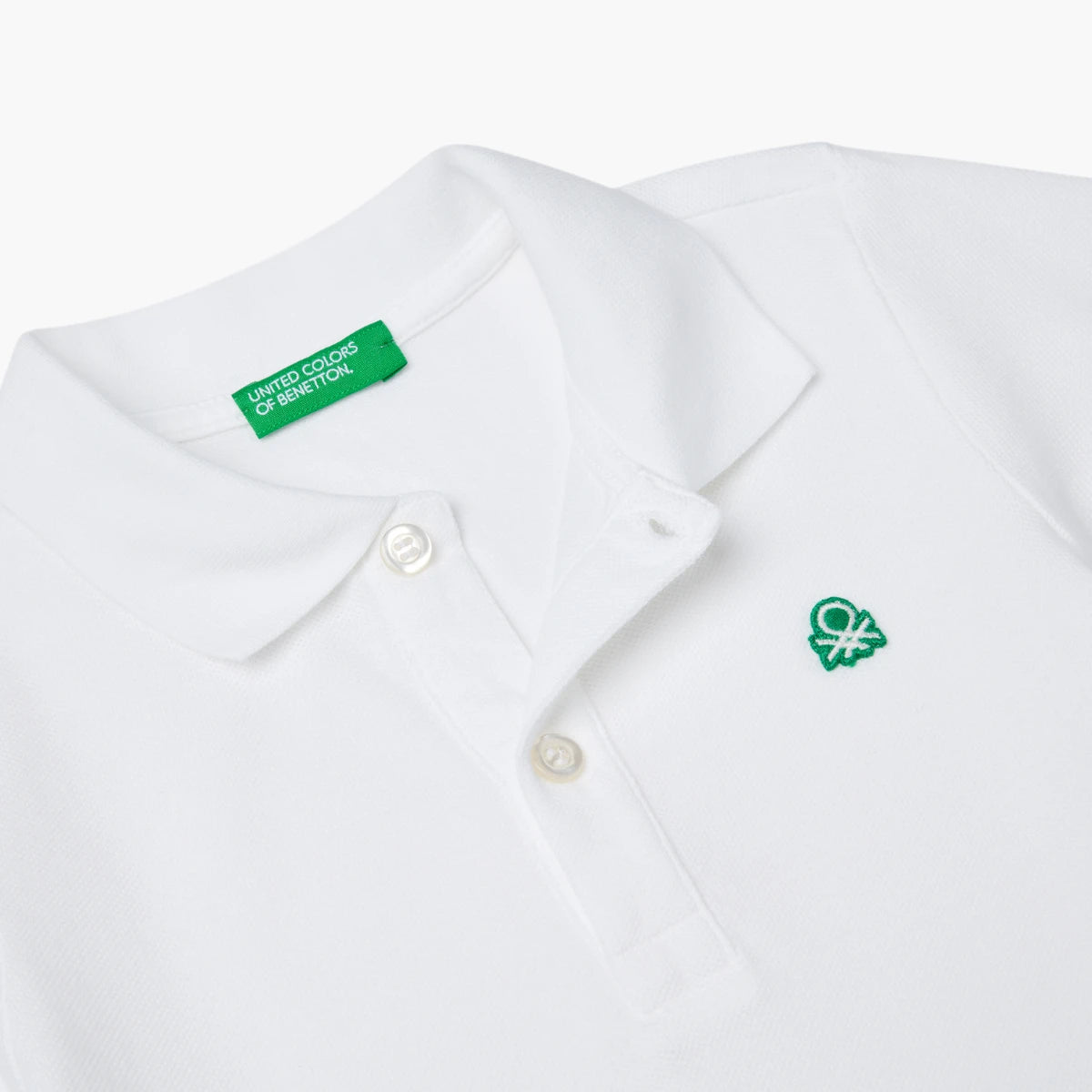 United Colors Of Benetton Short Sleeve Polo In Organic Cotton | LEVISONS