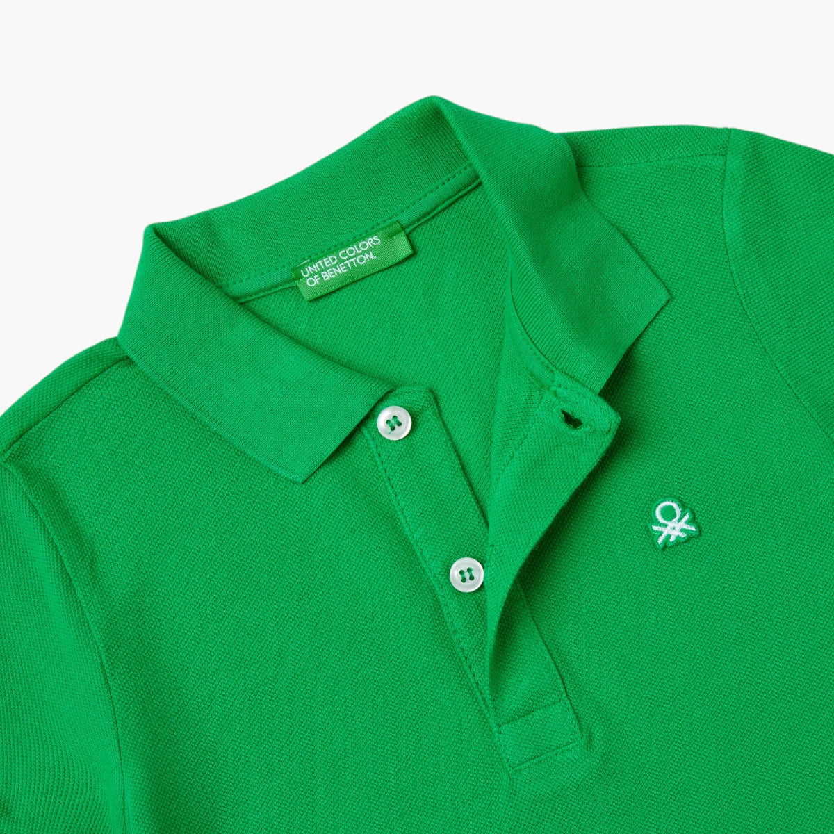 United Colors Of Benetton Short Sleeve Polo In Organic Cotton | LEVISONS
