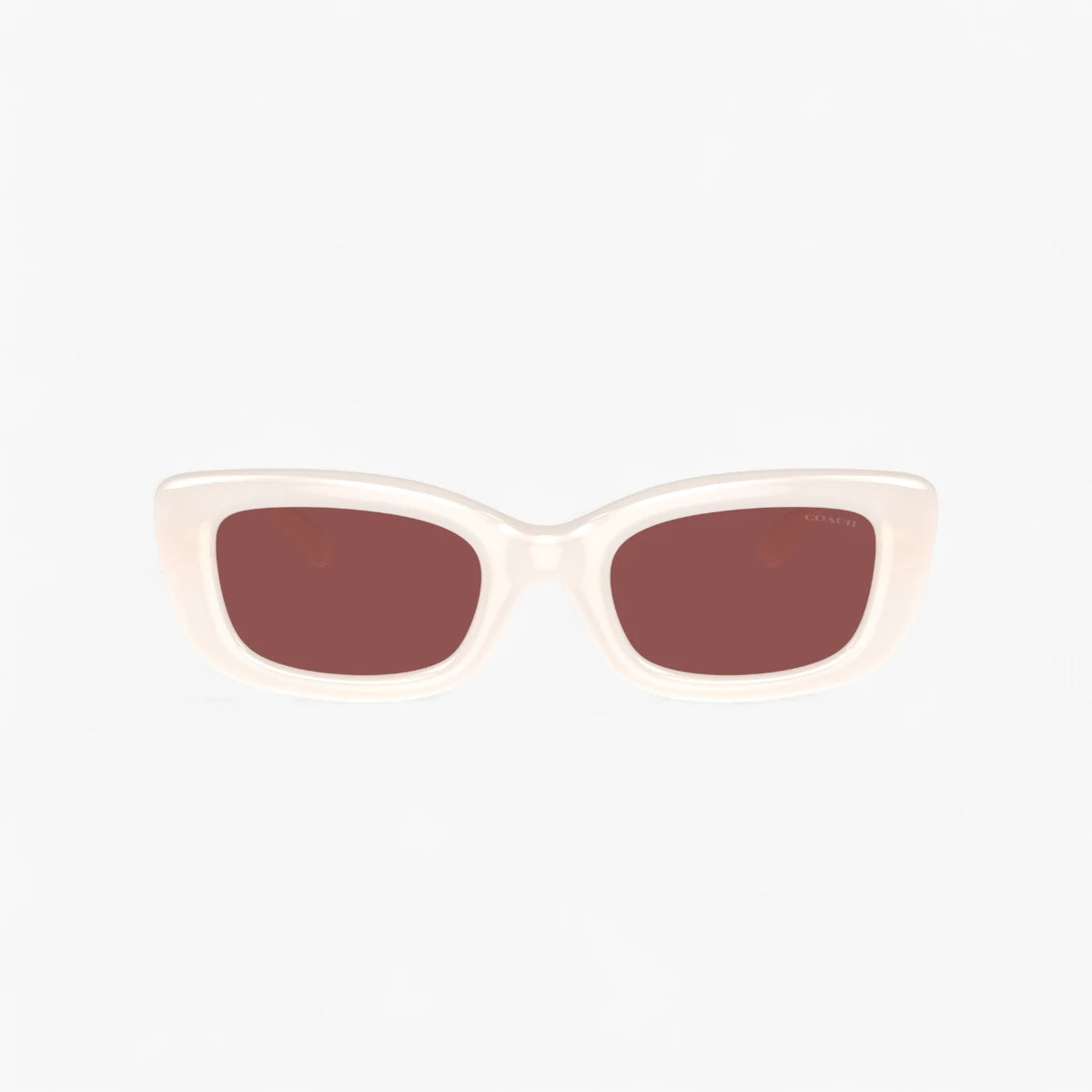 Coach C Hardware Narrow Rectangle Sunglasses | LEVISONS