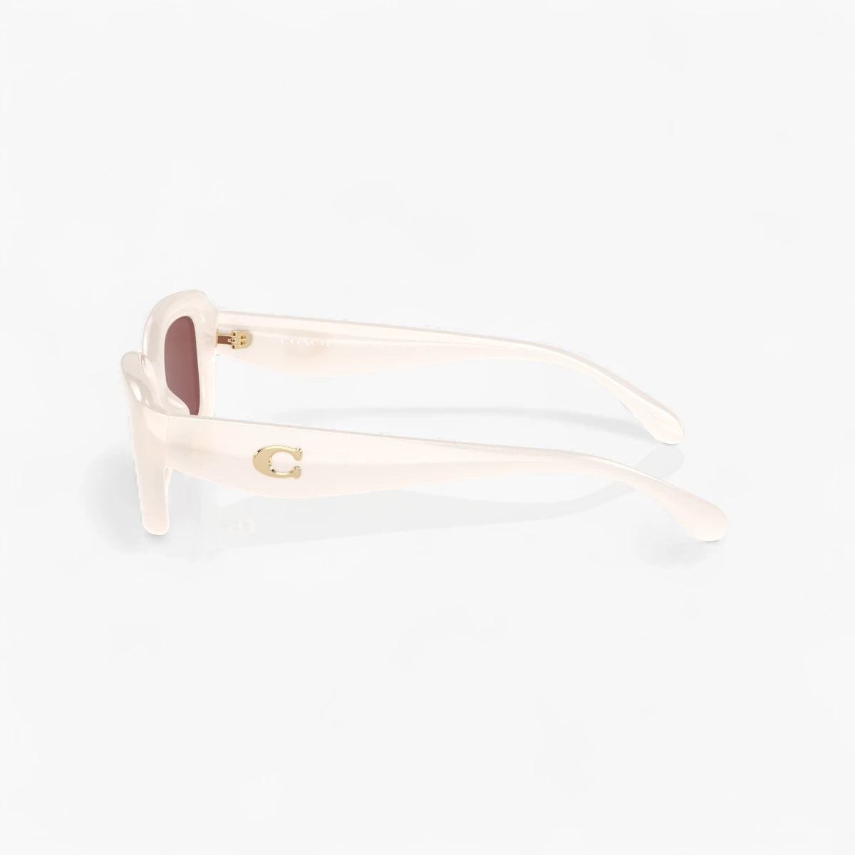 Coach C Hardware Narrow Rectangle Sunglasses | LEVISONS