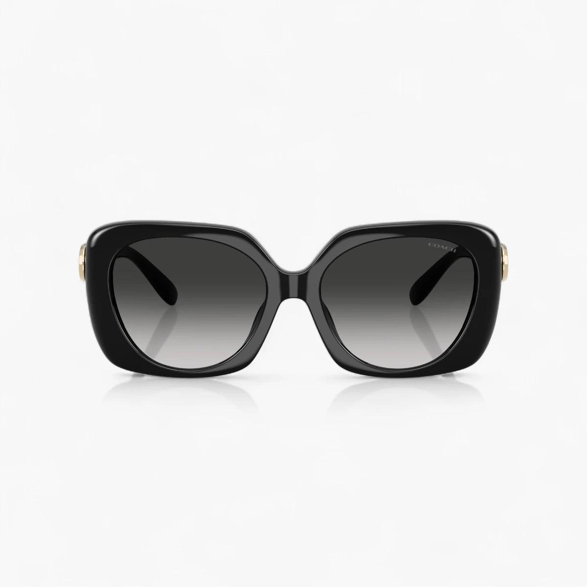 Coach Maxi Sculpted C Oversized Square Sunglasses | LEVISONS
