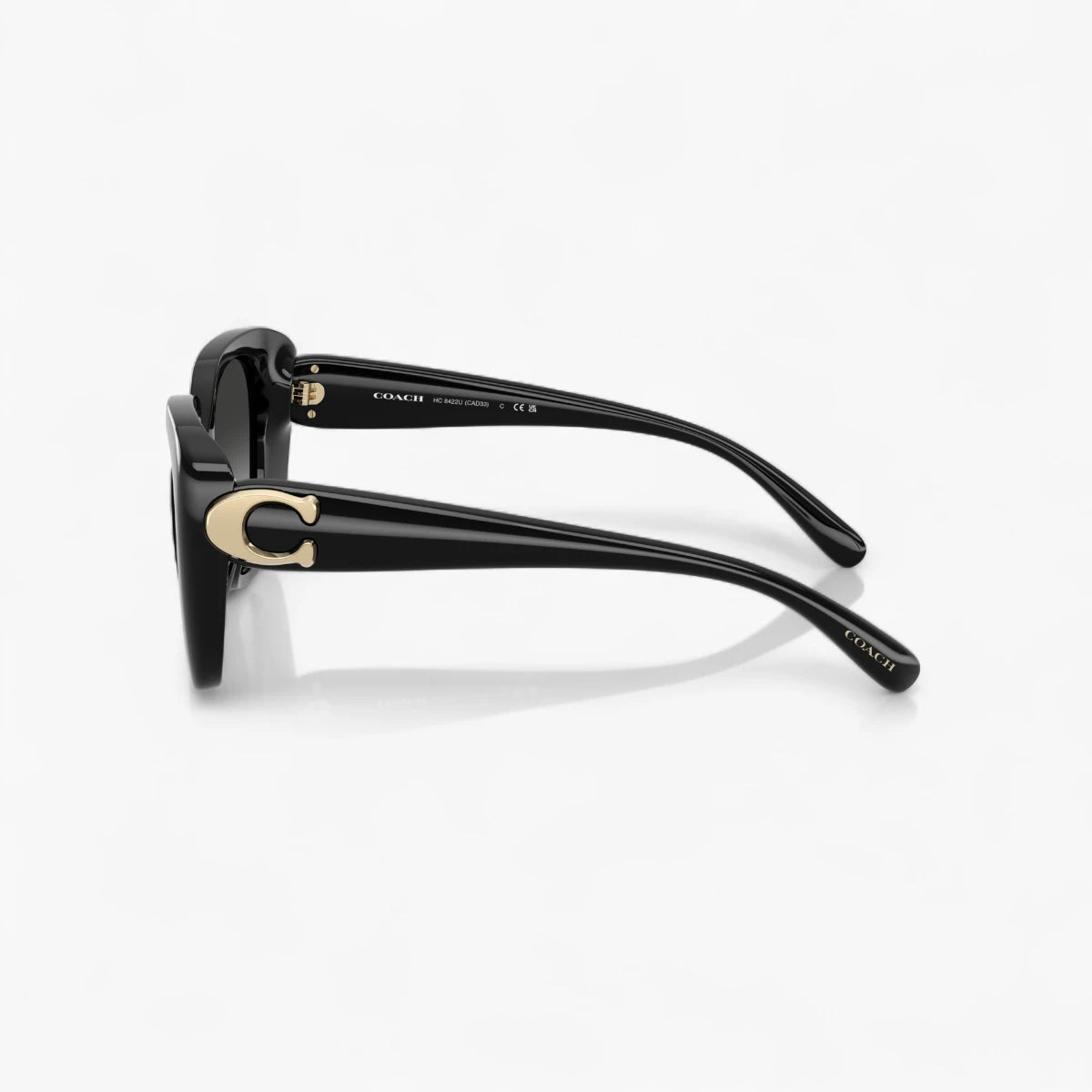Coach Maxi Sculpted C Oversized Square Sunglasses | LEVISONS