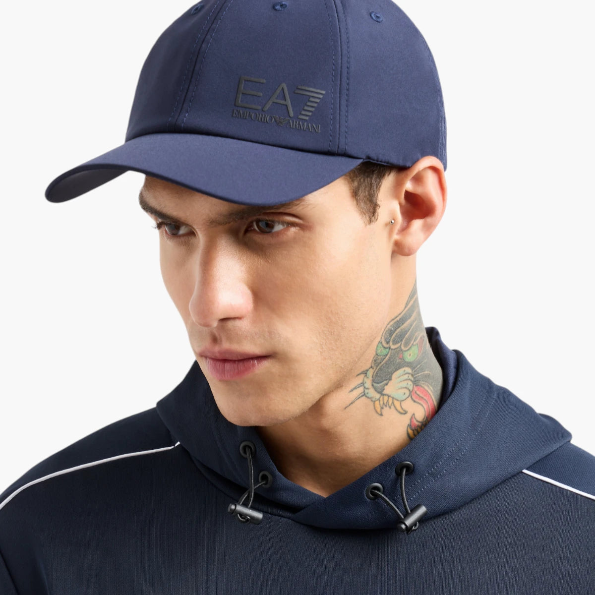 EA7 Golf Pro Baseball Cap With Monochromatic Branding | LEVISONS