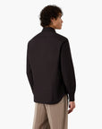 Emporio Armani All Over Logo Regular Fit Jacquard Shirt | LEVISONS