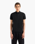 Emporio Armani Regular Fit Cotton Polo T-Shirt With Logo Tape | LEVISONS