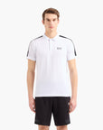 Ea7 Cotton Polo Shirt With Logo Tape | LEVISONS