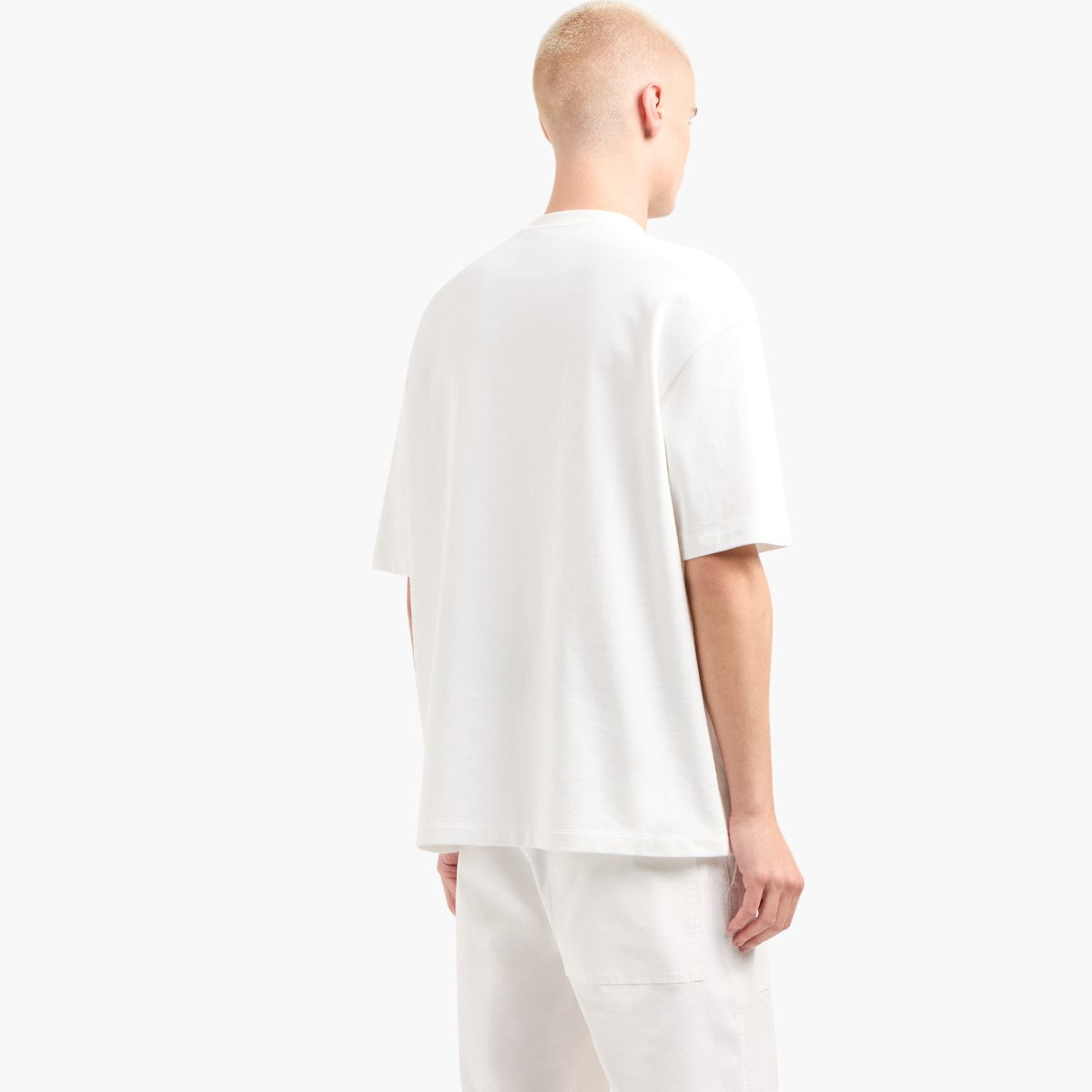 Cotton Crewneck Loose Fit T-Shirt With Front Pocket – Levisons