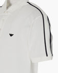 Emporio Armani Regular Fit Cotton Piqué Polo Shirt With Embroidered Logo | LEVISONS