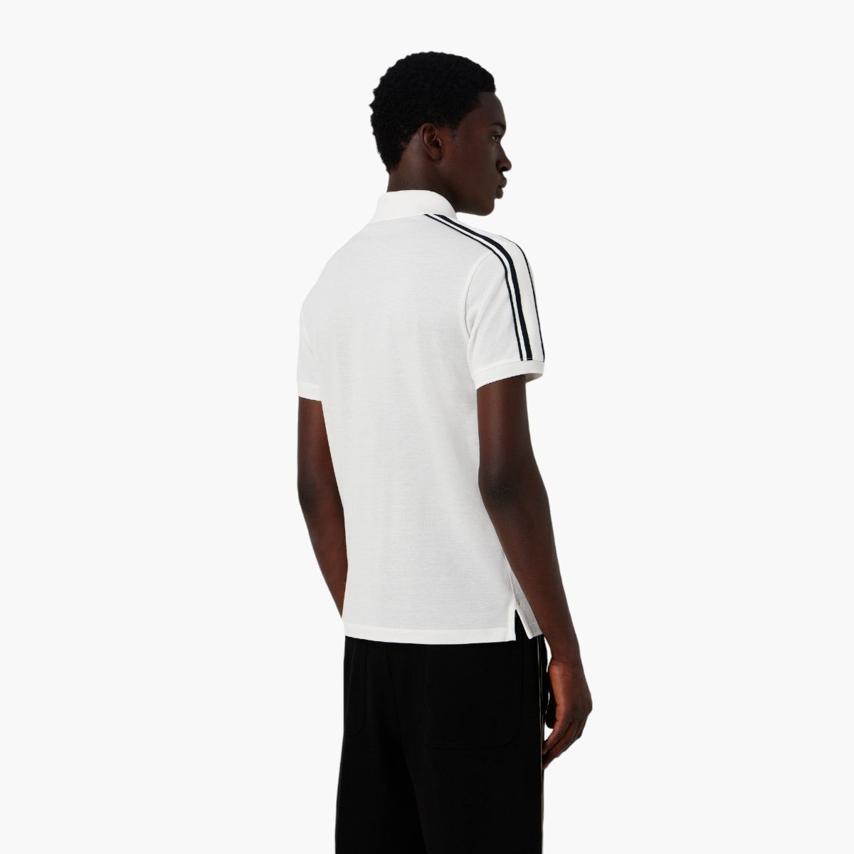 Emporio Armani Regular Fit Cotton Piqué Polo Shirt With Embroidered Logo | LEVISONS