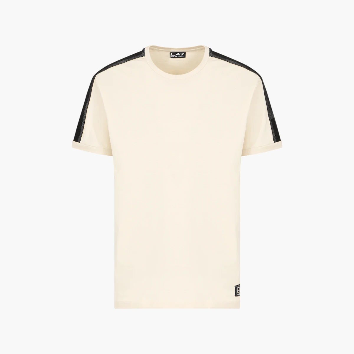 EA7 Regular Fit Logo Series Cotton Crewneck T-Shirt | LEVISONS