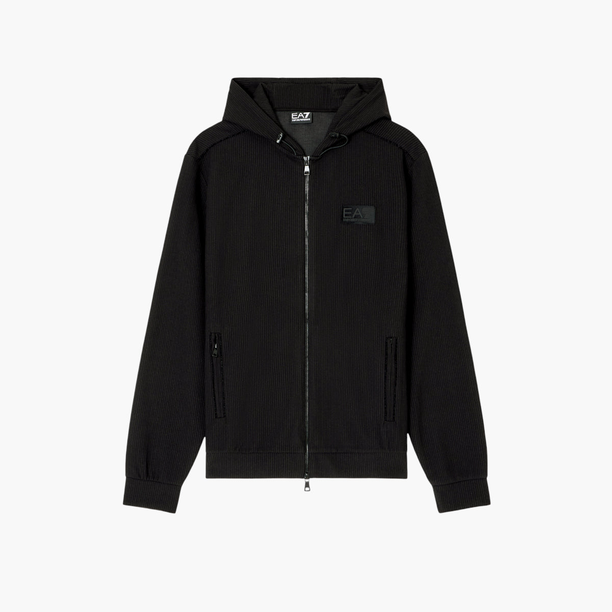 EA7 Lux Identity Regular Fit Zip Up Hoodie | LEVISONS