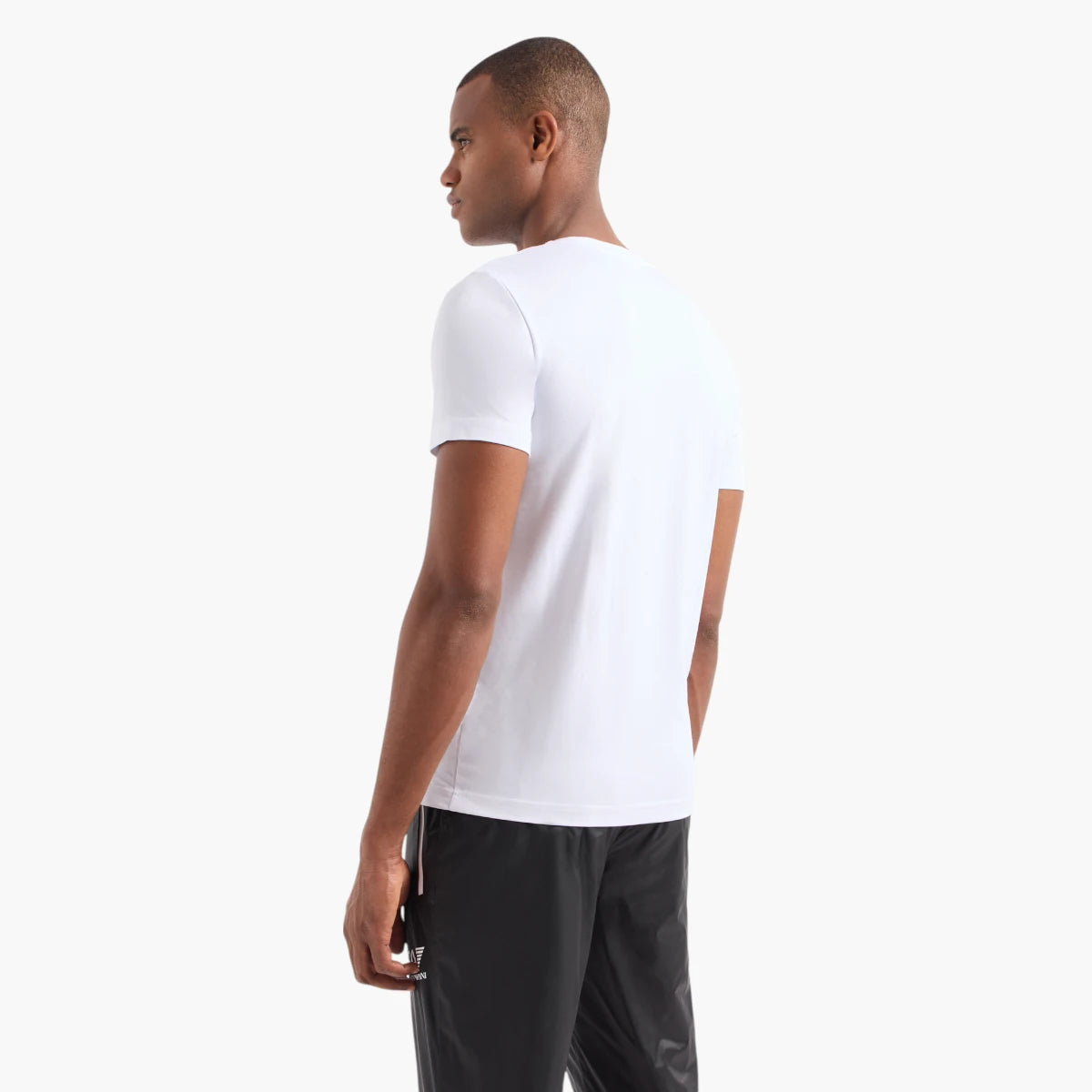 EA7 Slim Fit Premium Shield Crewneck T-Shirt | LEVISONS
