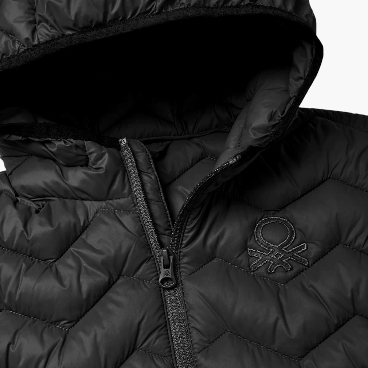 United Colors Of Benetton Boy Junior Padded Vest With Hood | LEVISONS