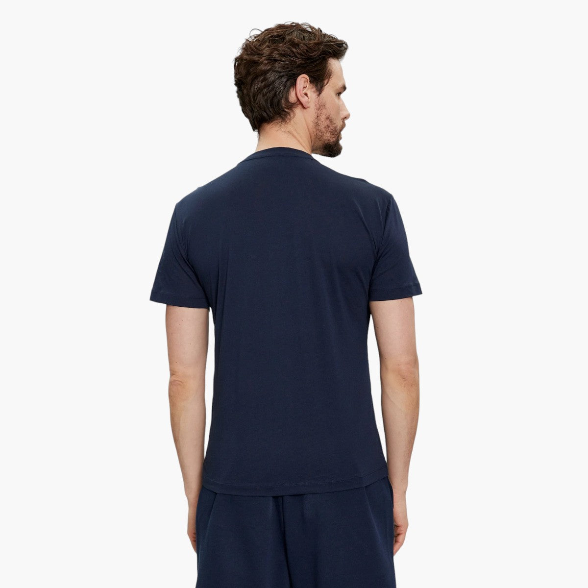 EA7 Lux Identity Cotton Crewneck T-Shirt | LEVISONS
