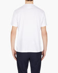 Emporio Armani Crewneck T-Shirt With Micro Logo Lettering | LEVISONS