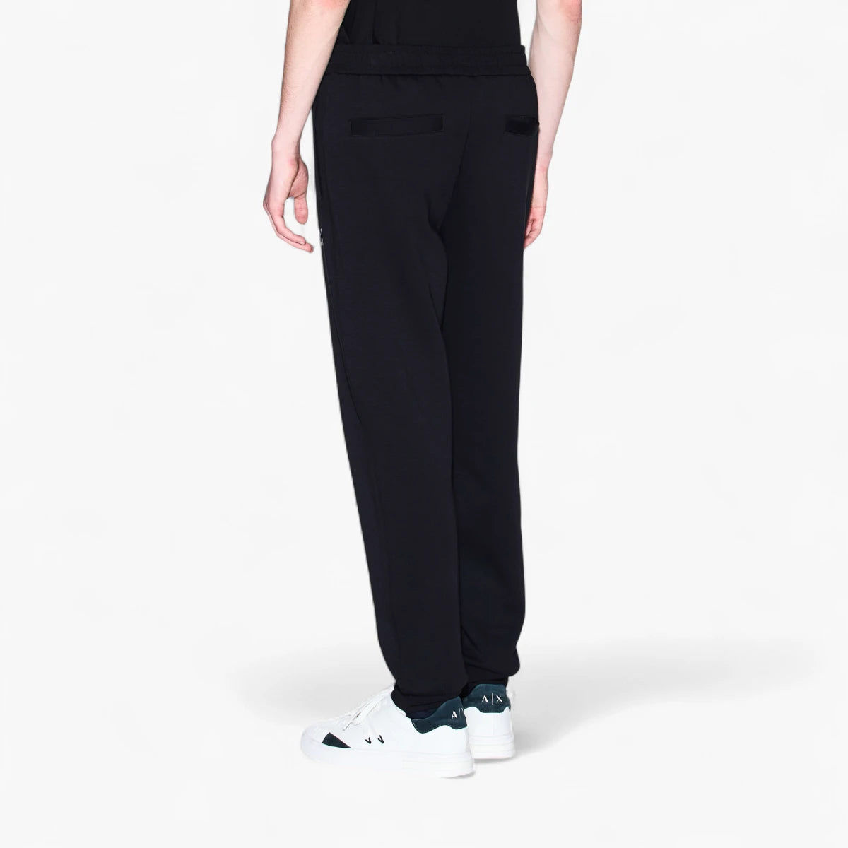 Armani Exchange Relaxed Fit Cotton Joggers With Vinyl Logo Patch | LEVISONS