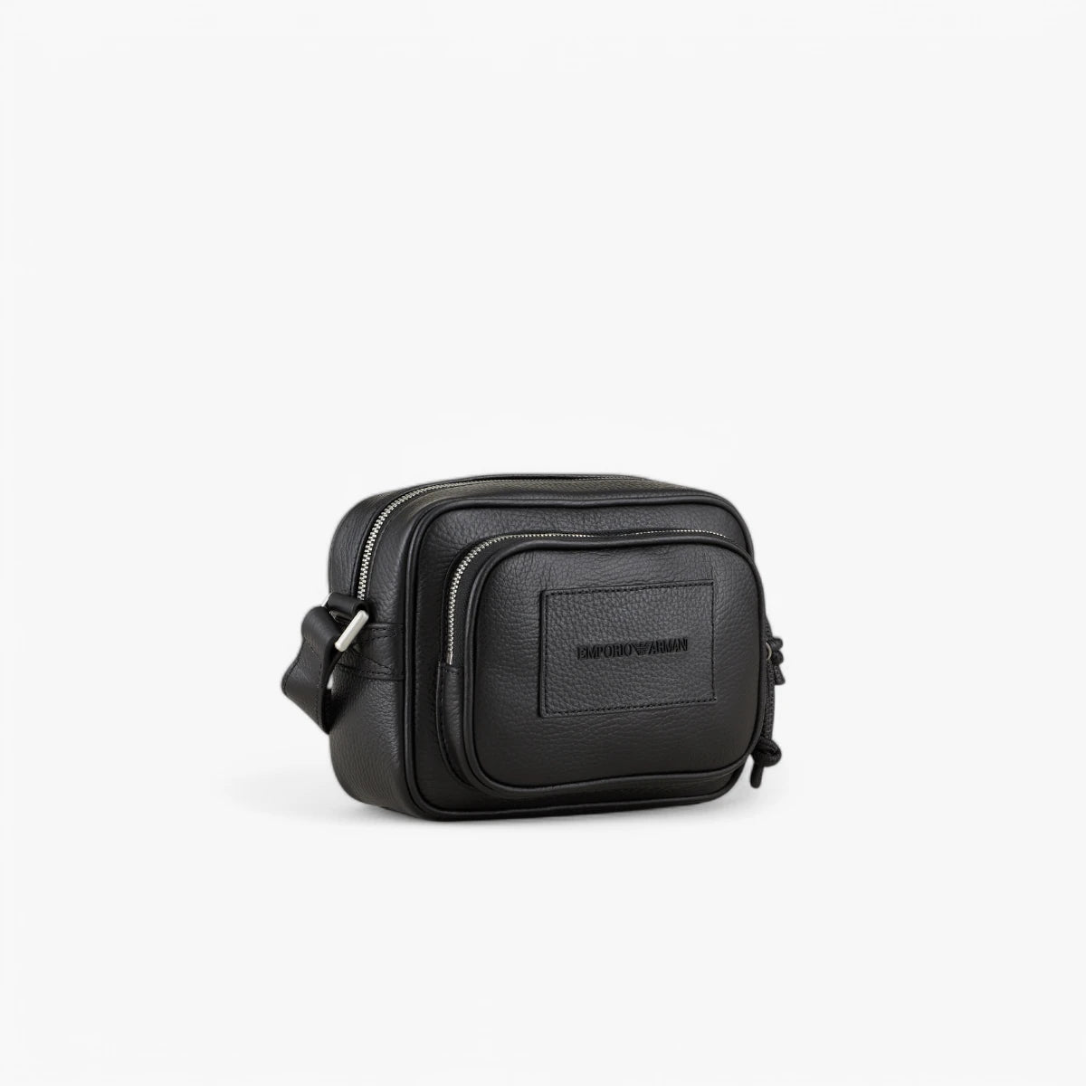Emporio Armani Leather Camera Case With Adjustable Shoulder Strap | LEVISONS