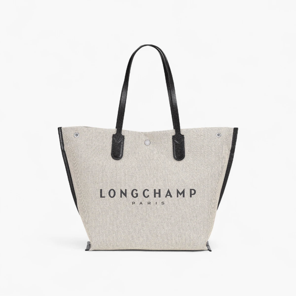 Longchamp Essential Toile Shoulder Bag Ecru | LEVISONS