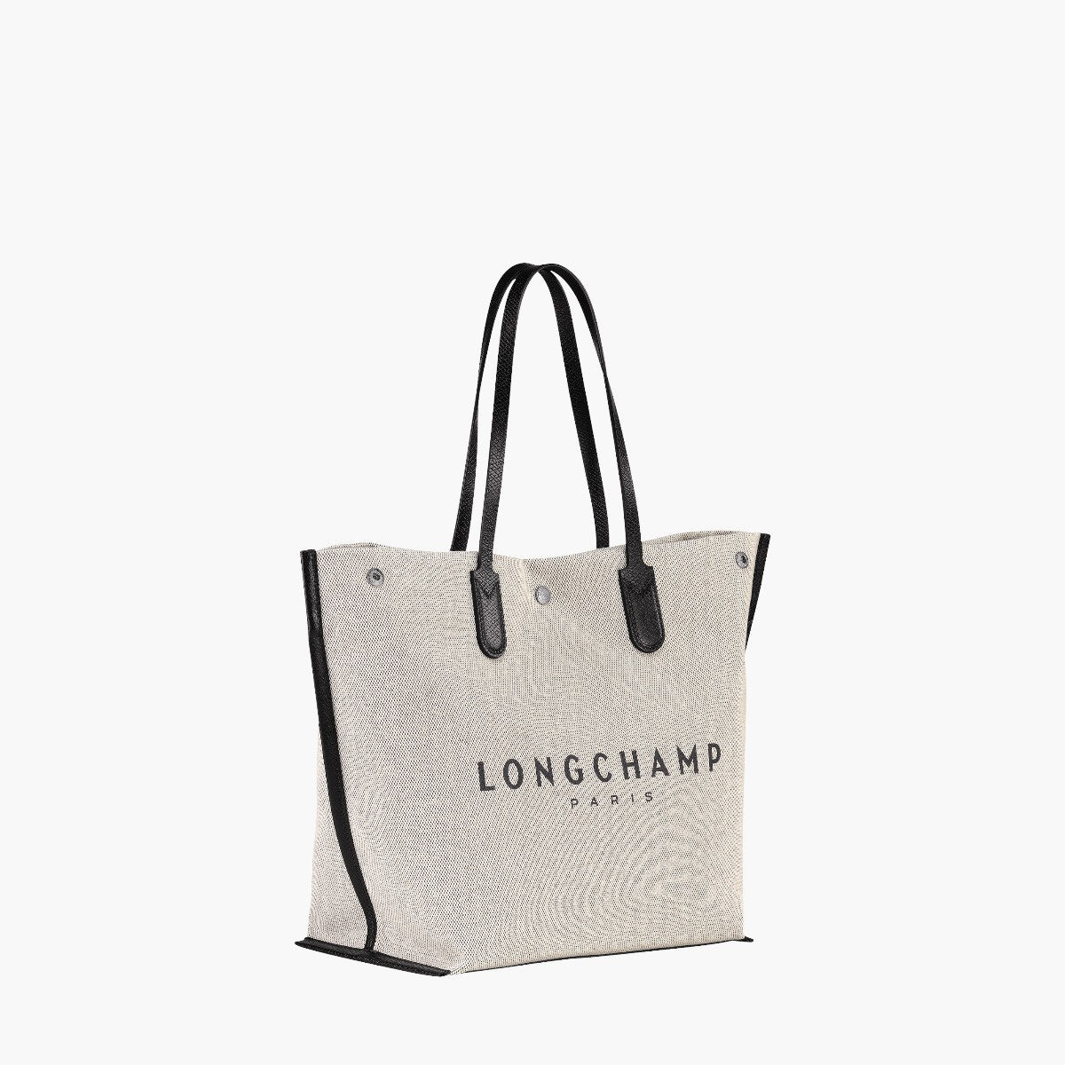 Longchamp Essential Toile Shoulder Bag Ecru | LEVISONS