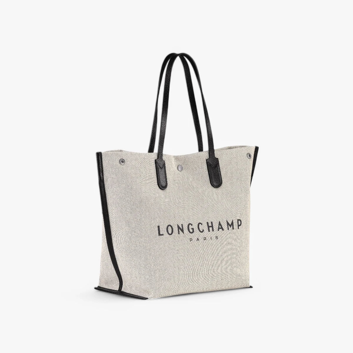 Longchamp Essential Toile Shoulder Bag Ecru | LEVISONS