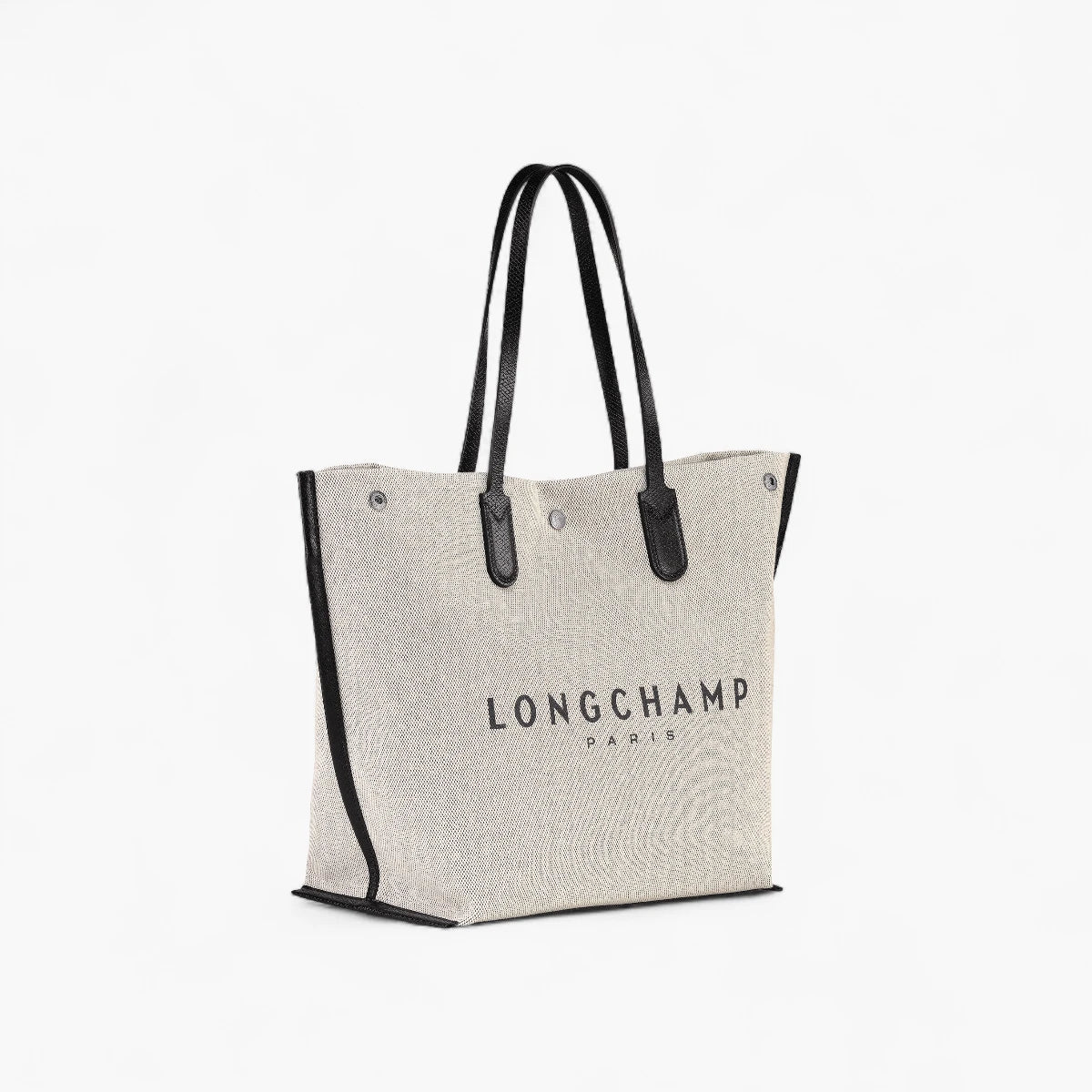 Longchamp Essential Toile Shoulder Bag Ecru | LEVISONS