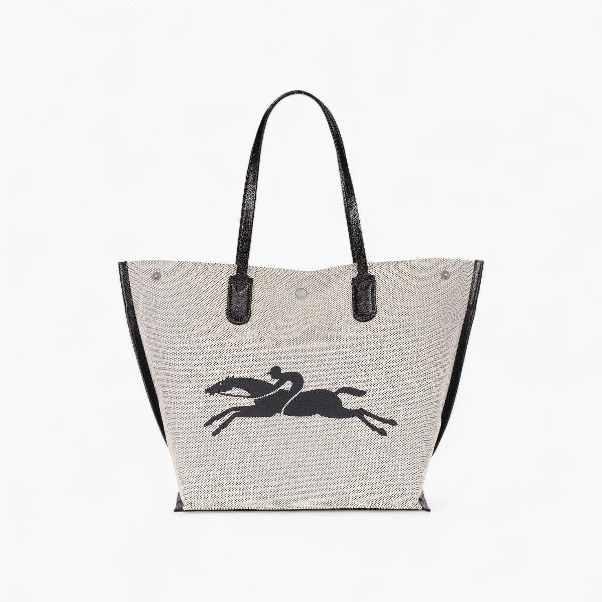 Longchamp Essential Toile Shoulder Bag Ecru | LEVISONS