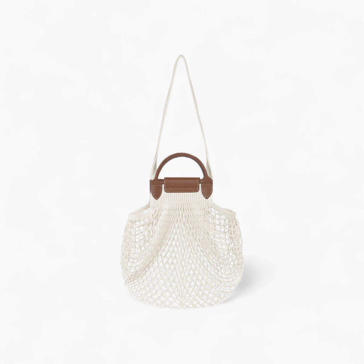 Longchamp Le Pliage Filet Shoulder Bag Ecru | LEVISONS