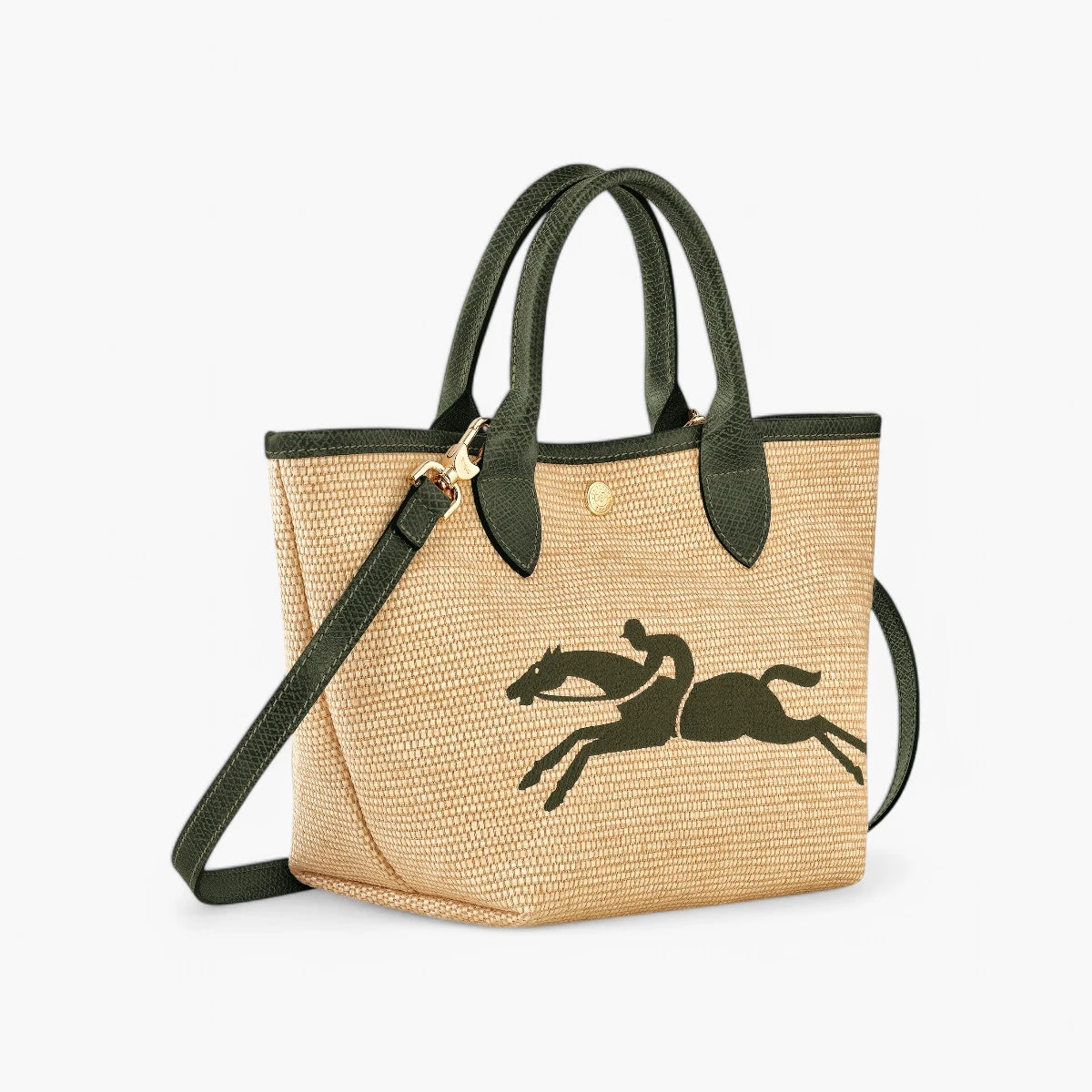 Longchamp Le Panier Pliage Top Handle Bag Khaki | LEVISONS